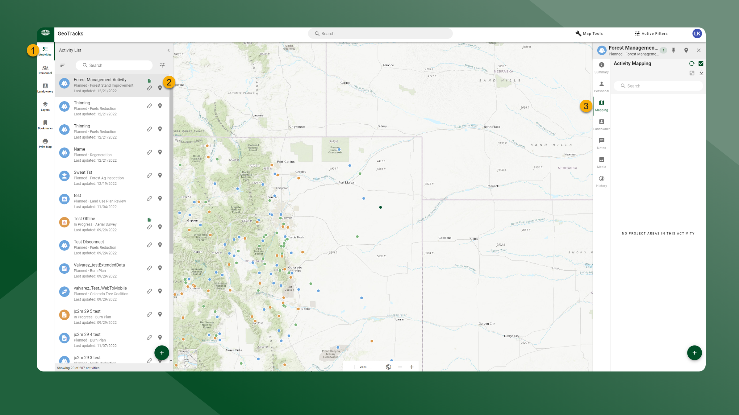 Access Activity Mapping