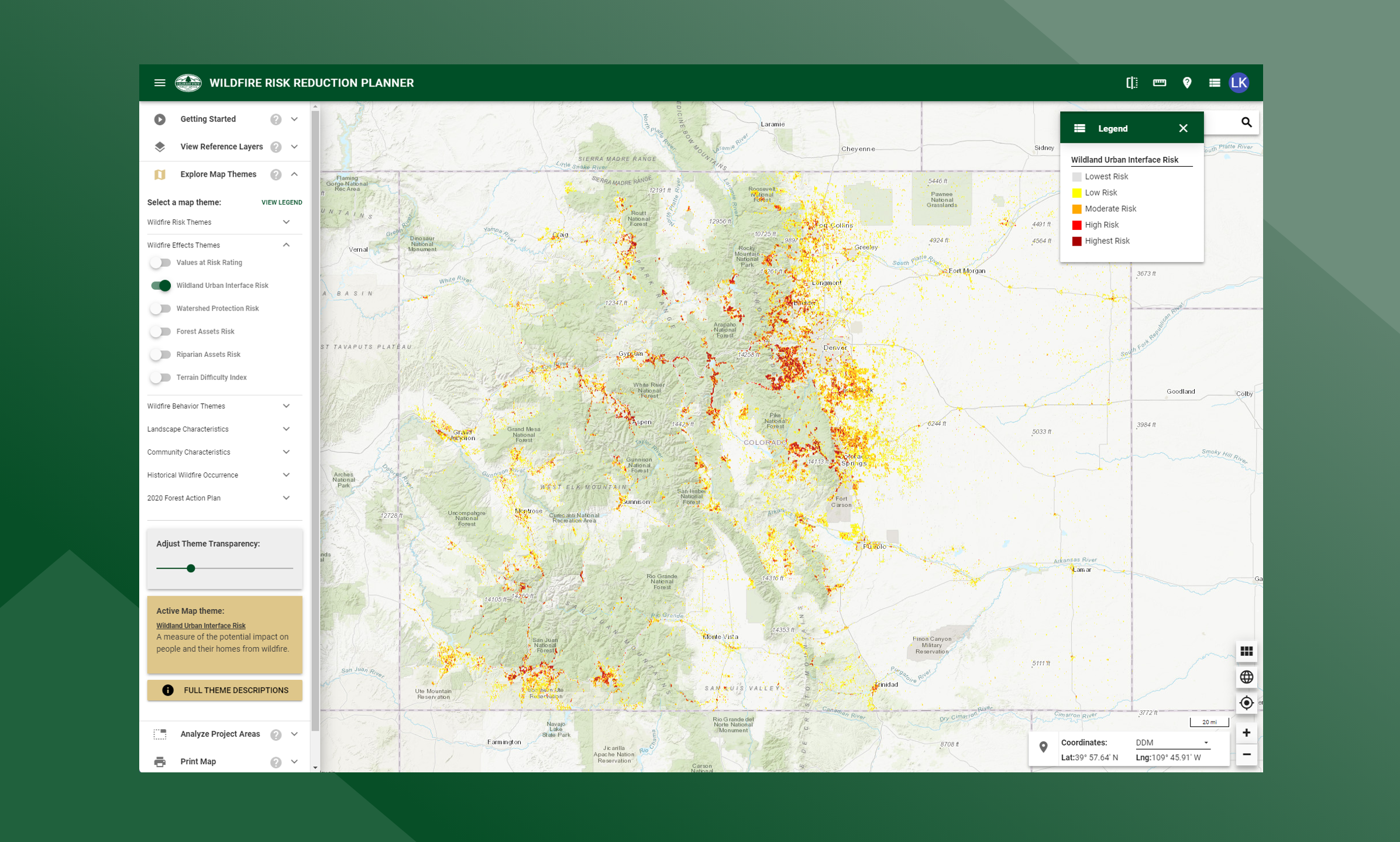 Urban Interface Command Sheet Wildland Urban Interface Risk